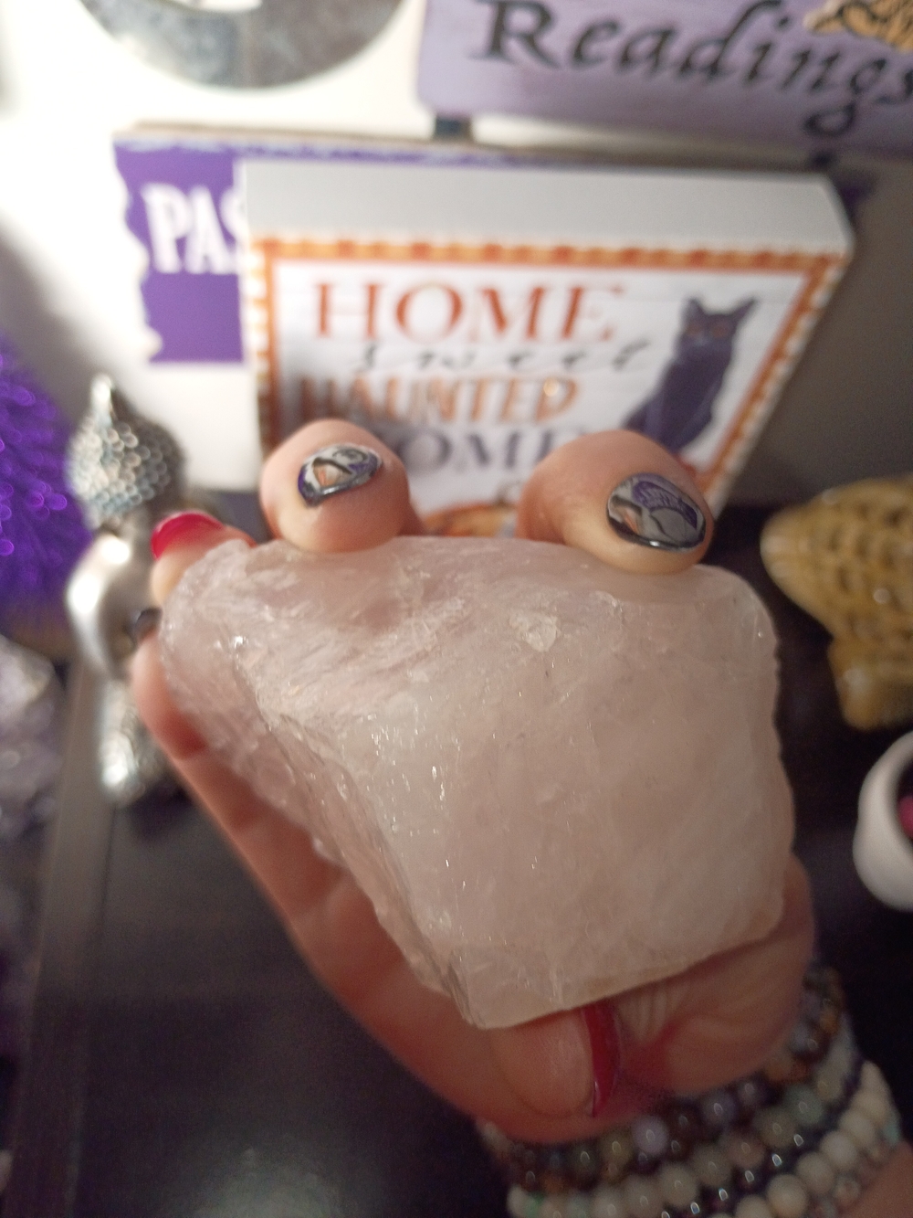 Raw Rose Quartz From Brazil Decorative Natural Pink Crystal Accent